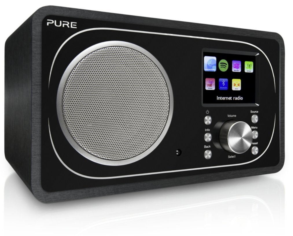 Pure Evoke F3 internetradio FM, DAB+, Bluetooth en Spotify, Ophalen of Verzenden, Gebruikt, Radio