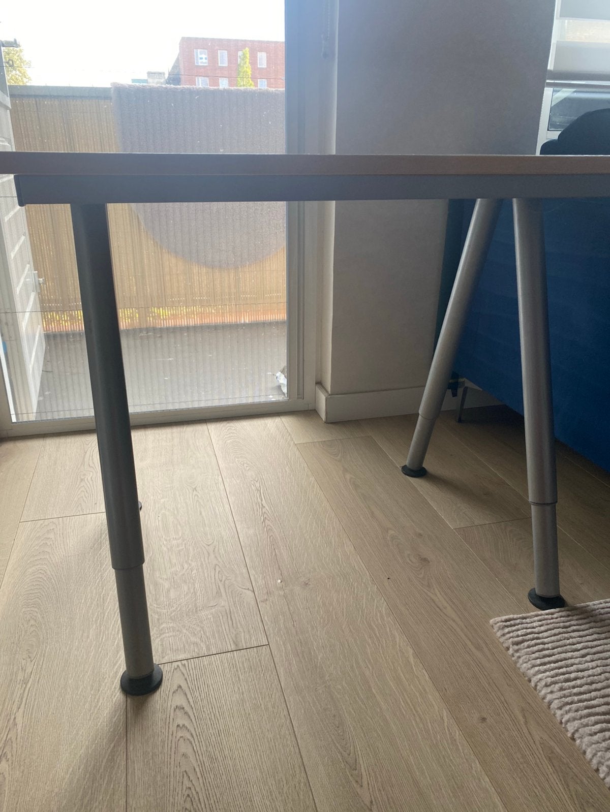 Bureau ikea (Galant) op hoogte verstelbaar, Ophalen, Gebruikt, 80 cm, IKEA