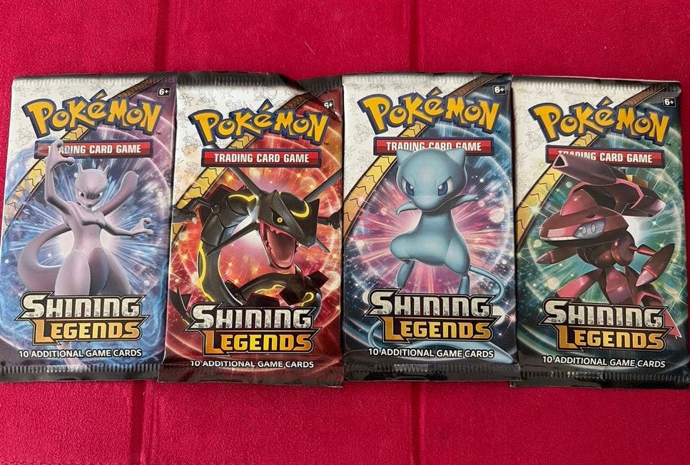 Pokémon Shining Legends Booster Packs (4 stuks), Hobby en Vrije tijd, Verzamelkaartspellen | Pokémon, Ophalen of Verzenden, Nieuw