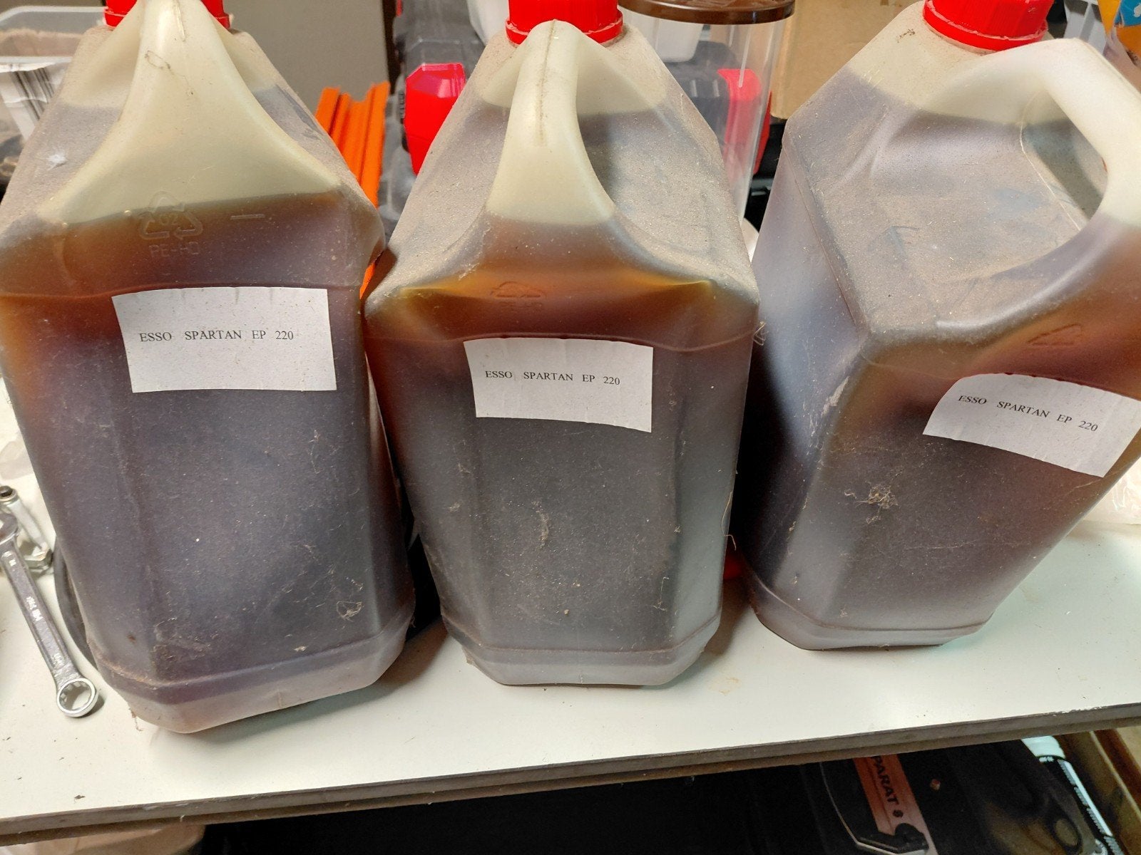 4 x 5 liter Esso spartan EP 220, Ophalen of Verzenden, Nieuw