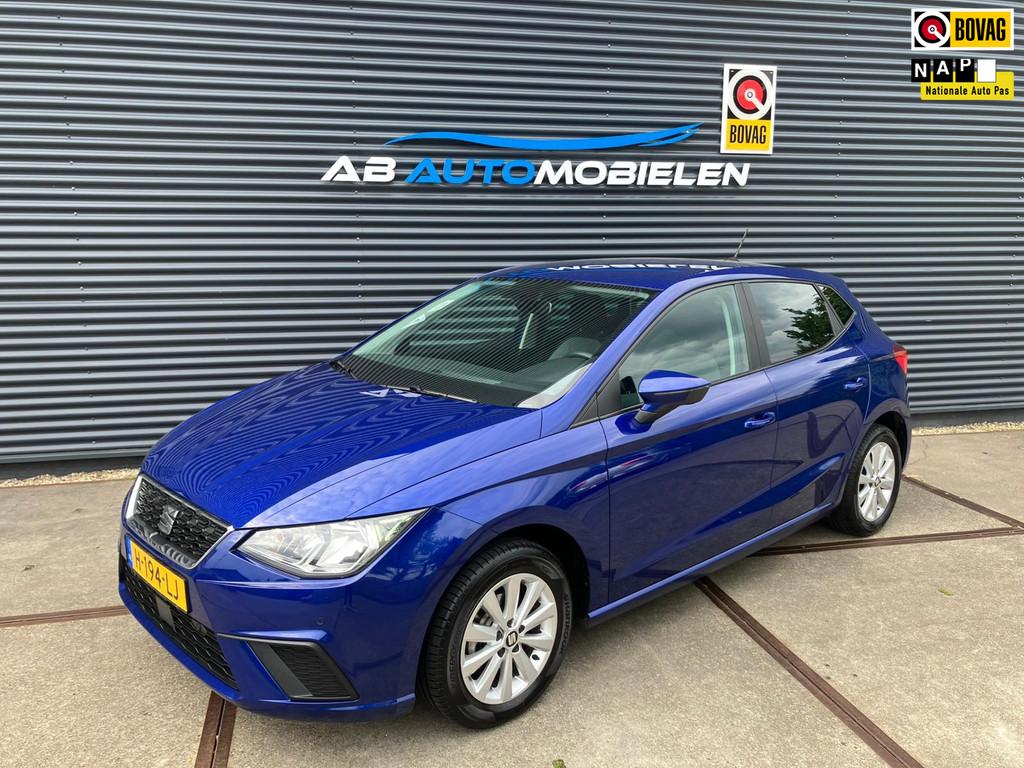 Seat Ibiza 1.0 TSI Style Business Intense, Voorwielaandrijving, 95 pk, Met garantie (alle), Blauw