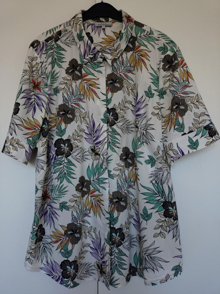 Blouse Promiss mt 50, Ophalen of Verzenden, Zo goed als nieuw, Blauw, Blouse of Tuniek