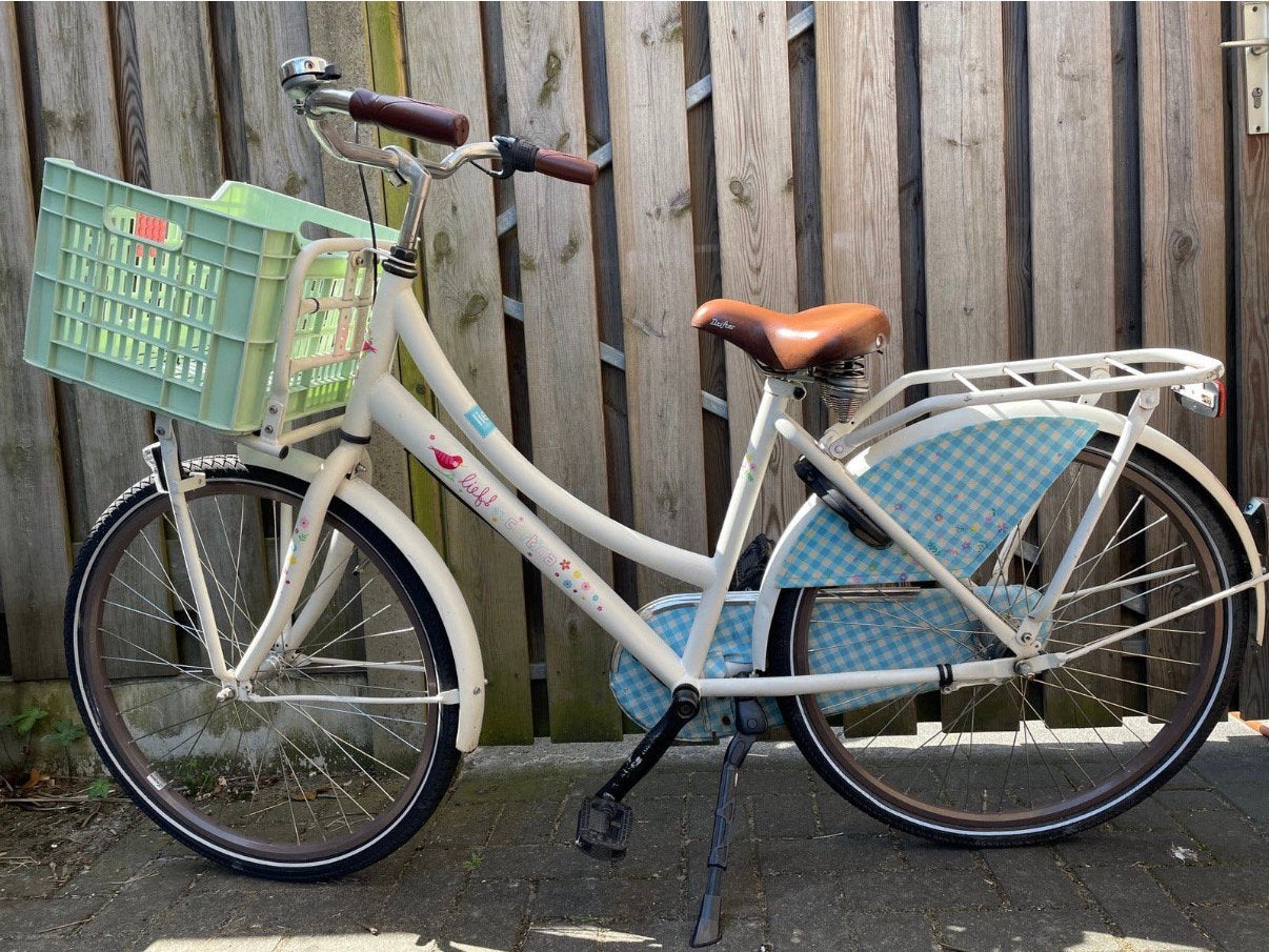 Meisjesfiets 26 inch met 3 versnellingen, Fietsen en Brommers, Terugtraprem, Gebruikt, Versnellingen, Ophalen