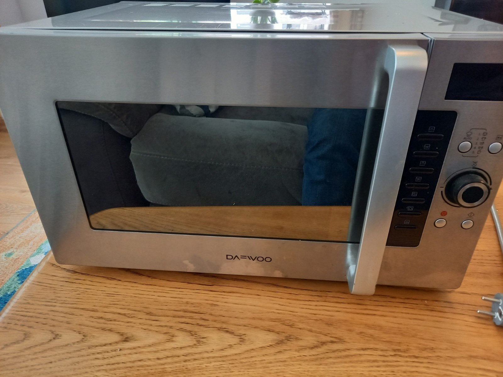 Daewoo Combimagnetron KOC-9Q4TS met draaiplateau, Witgoed en Apparatuur, Ophalen, Combimagnetron, Gebruikt, Hete lucht