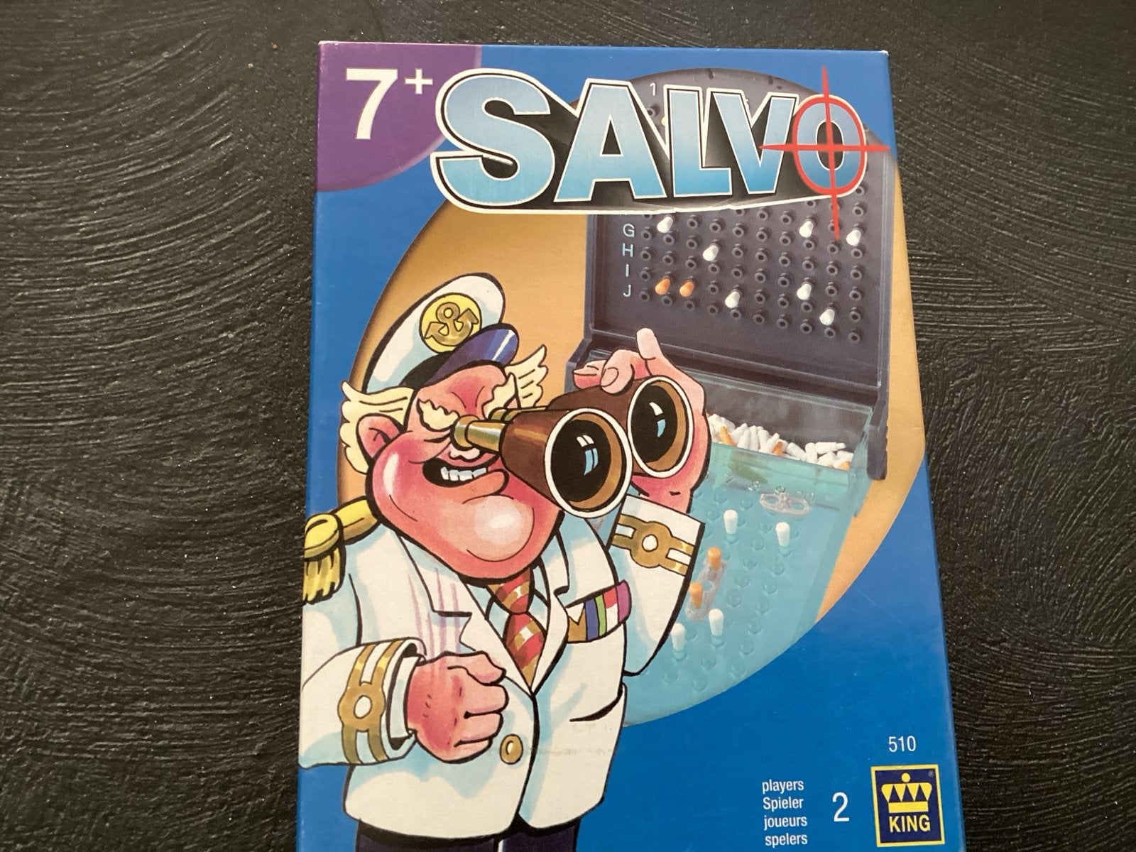 Salvo reisspel - Zo goed als nieuw, Een of twee spelers, Ophalen of Verzenden, Zo goed als nieuw, Reisspel