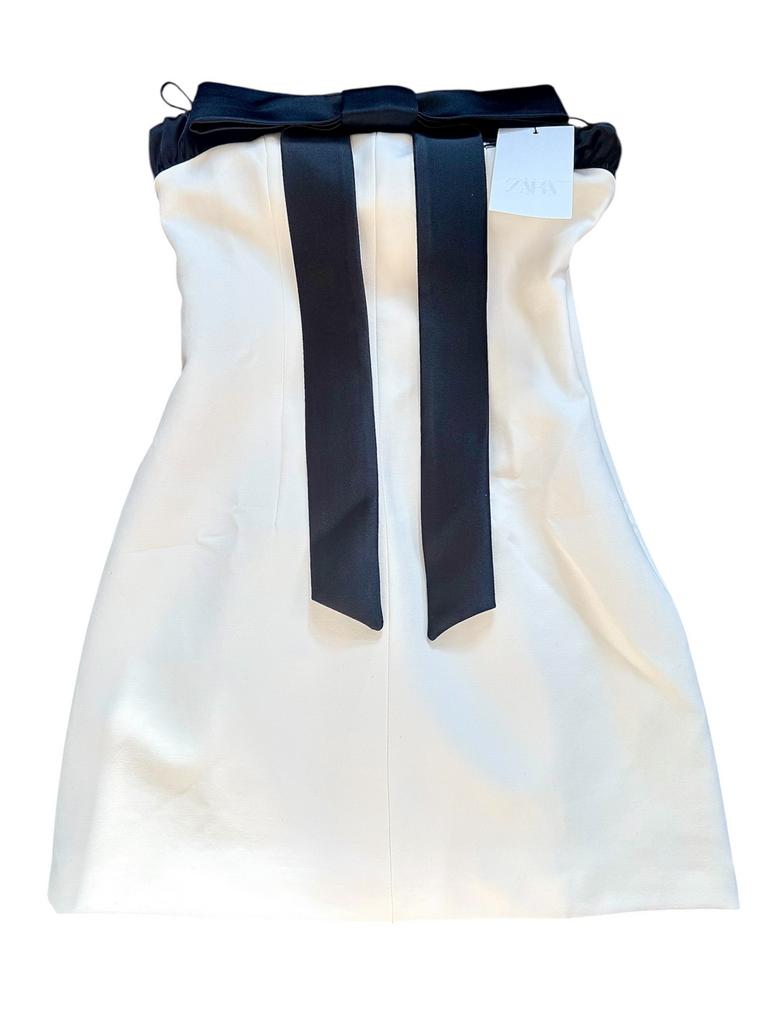 Strapless jurkje wit Zara nieuw maat xs, Wit, Nieuw, Ophalen of Verzenden, Maat 34 (XS) of kleiner