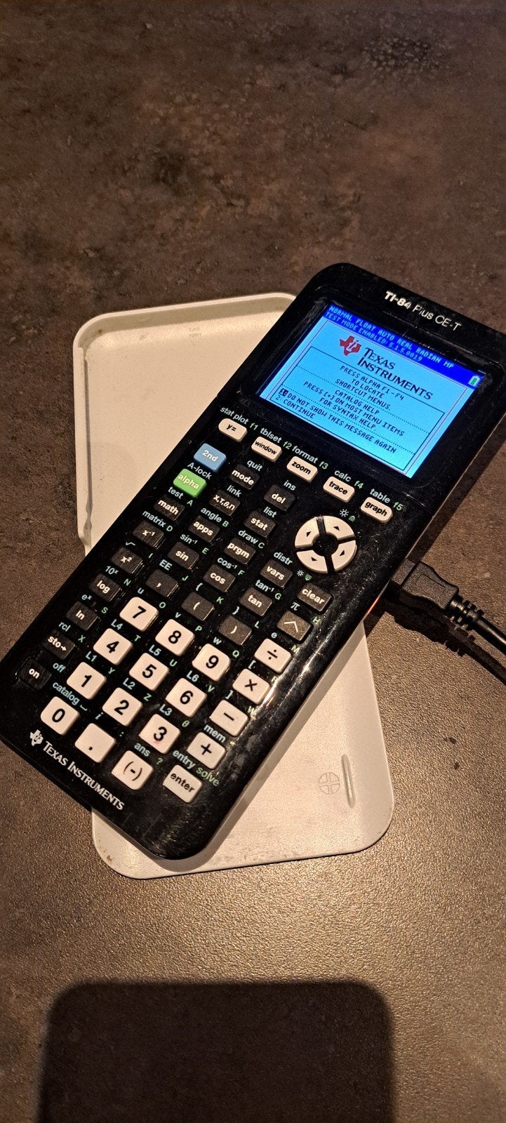 TI-84 Plus CE-T Texas Instruments Grafische Rekenmachine, Ophalen of Verzenden, Gebruikt