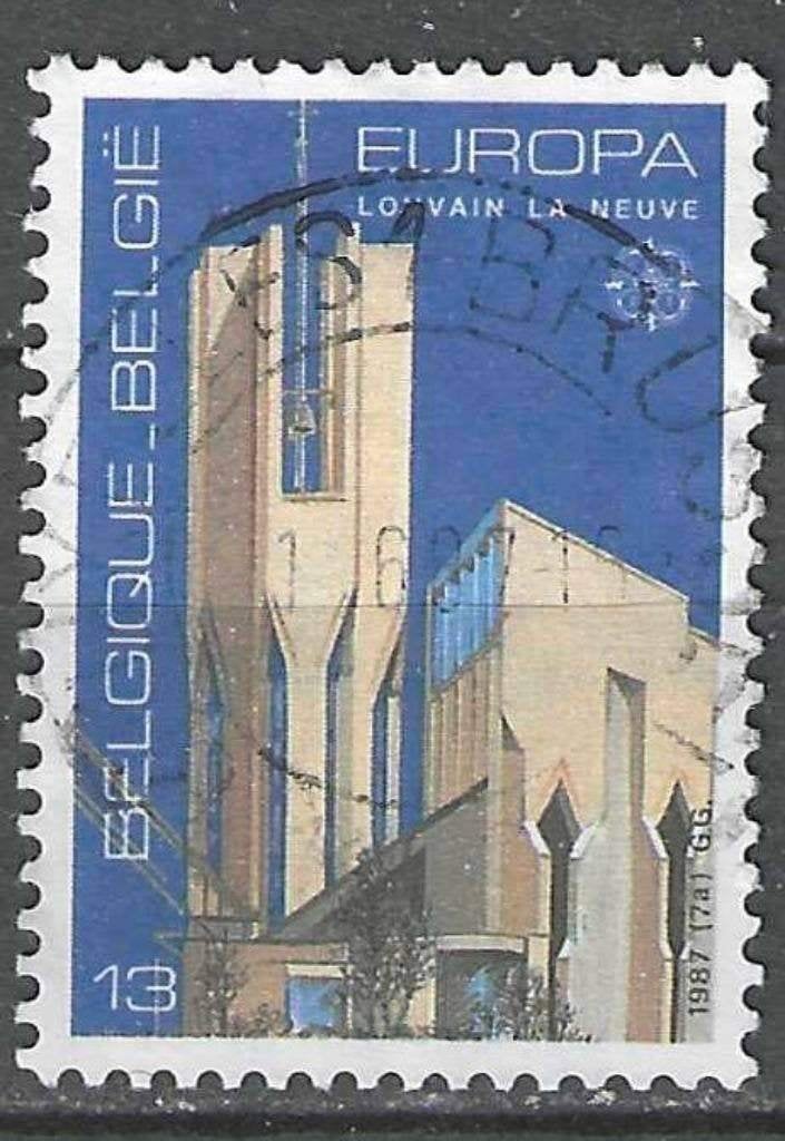 Belgie 1987 - Yvert/OBP 2251 - Europa - Moderne Kunst (ST), Verzenden, Gestempeld, Europa
