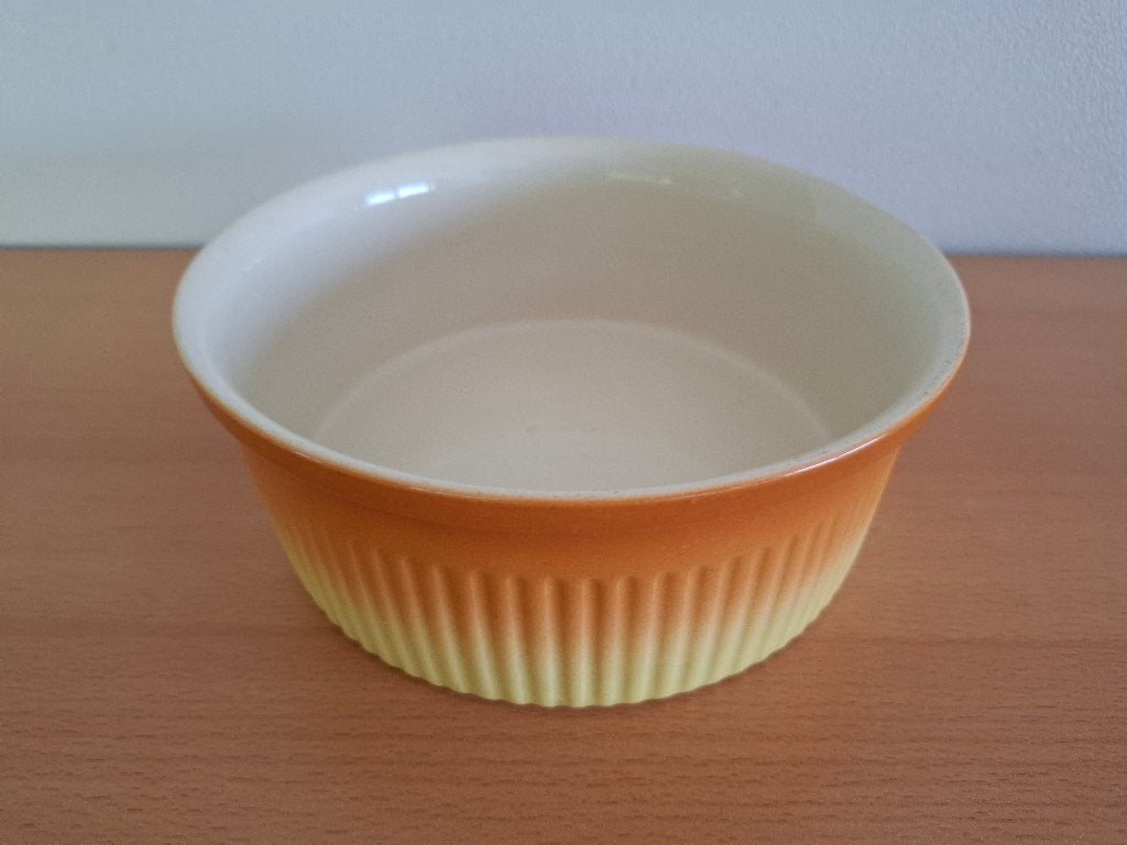 Soufflé ovenschaal Petrus Regout Parafeu Sphinx vintage, Ophalen, Steen/keramiek, Meerkleurig, Overige merken