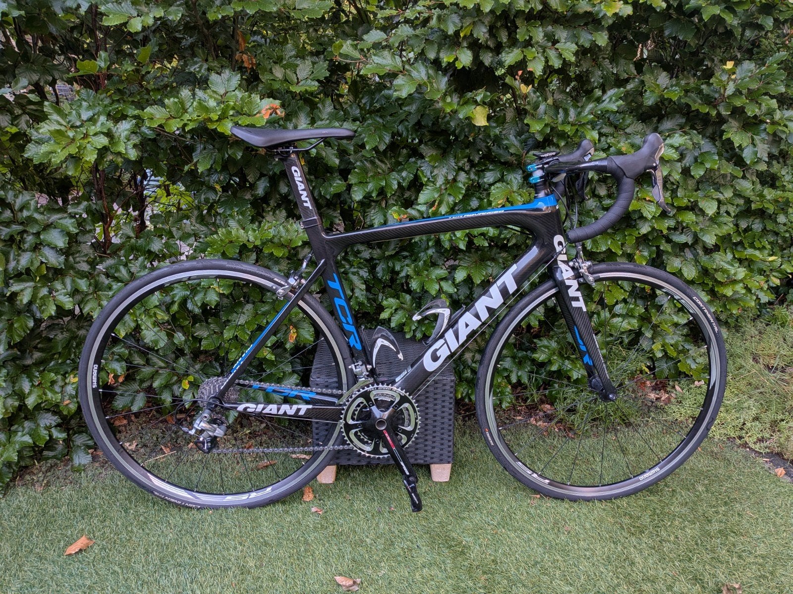 Giant TCR Advanced Carbon racefiets Ultegra M/L, Ophalen, 28 inch, Gebruikt, Velgrem