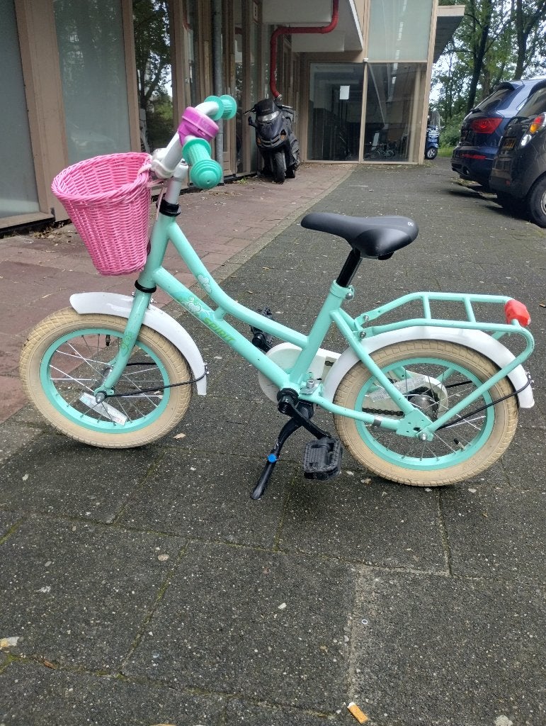 Kinderfiets Spirit 14 inch, Ophalen, Terugtraprem, Gebruikt, Minder dan 16 inch
