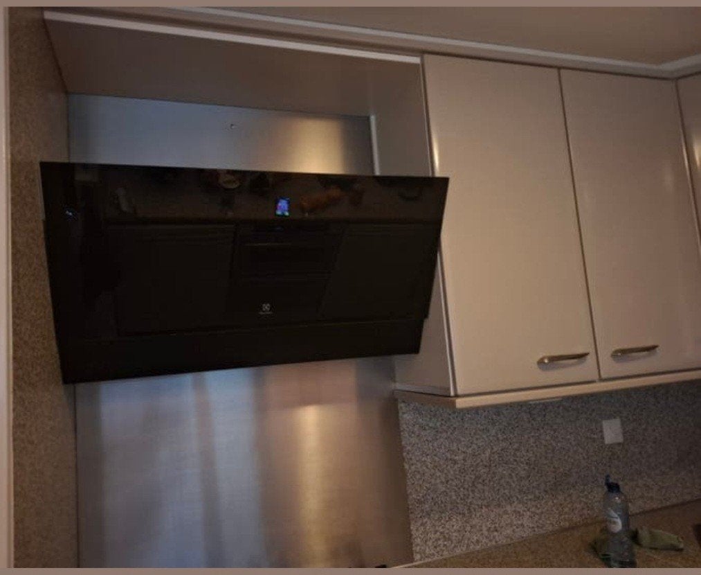 Electrolux LFV619K afzuigkap Zwart,, Witgoed en Apparatuur, Afzuigkappen, Ophalen, Gebruikt, Wandschouwkap, Recirculatie