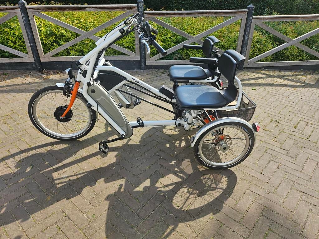 Duofiets Huka Orthros met nieuwe aandr.2jaar garantie., Ophalen of Verzenden, Zo goed als nieuw