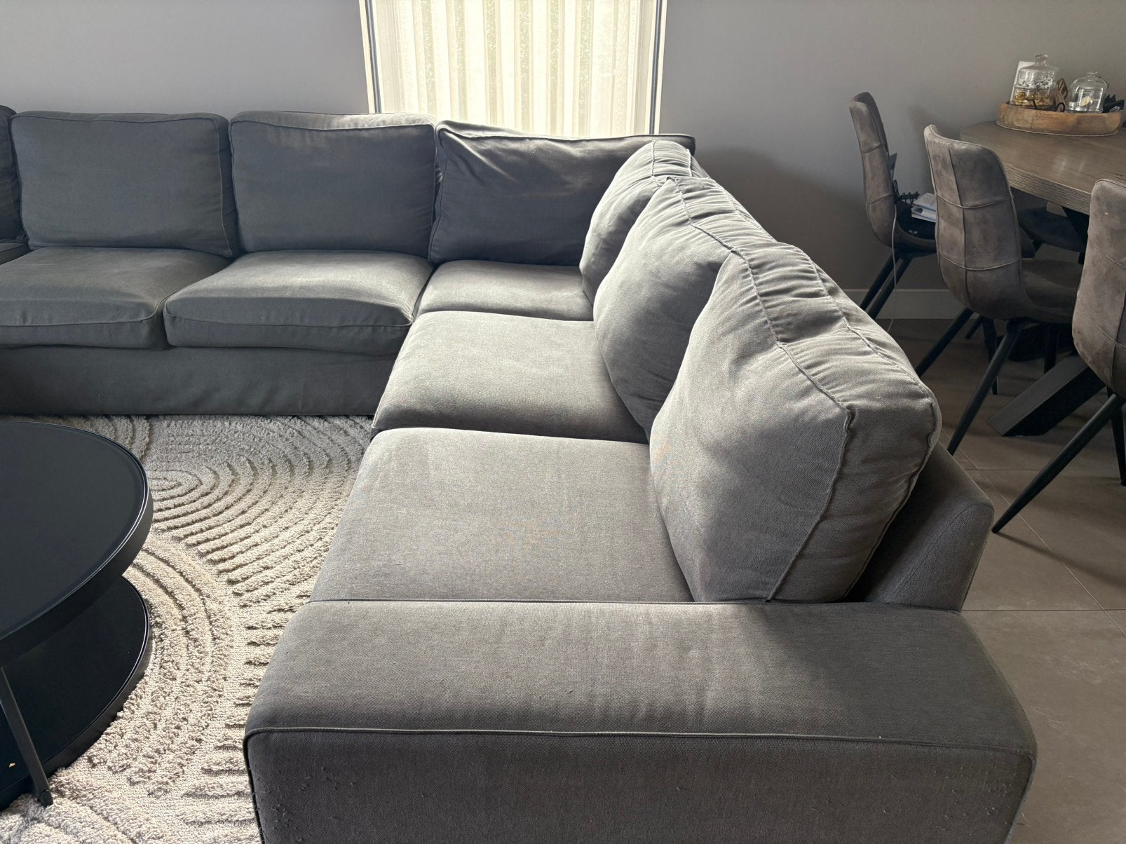 Te koop Ikea hoekbank wasbaar.