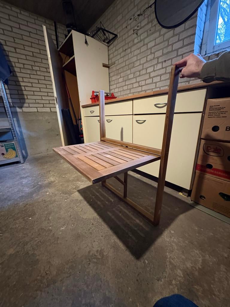 Klaptafel balkon, Ophalen, Minder dan 50 cm, 50 tot 100 cm, Tot twee personen