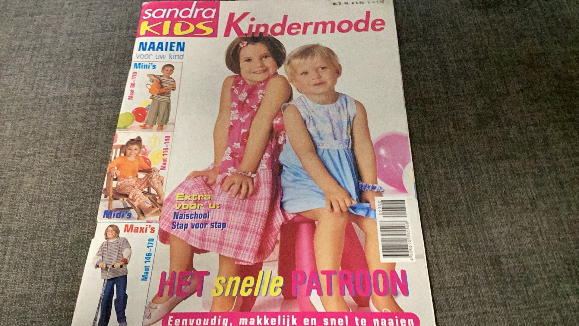Sandra Kids kindermode nr. 3, Hobby en Vrije tijd, Kledingpatronen, Ophalen of Verzenden, Zo goed als nieuw, Kind, Overige merken