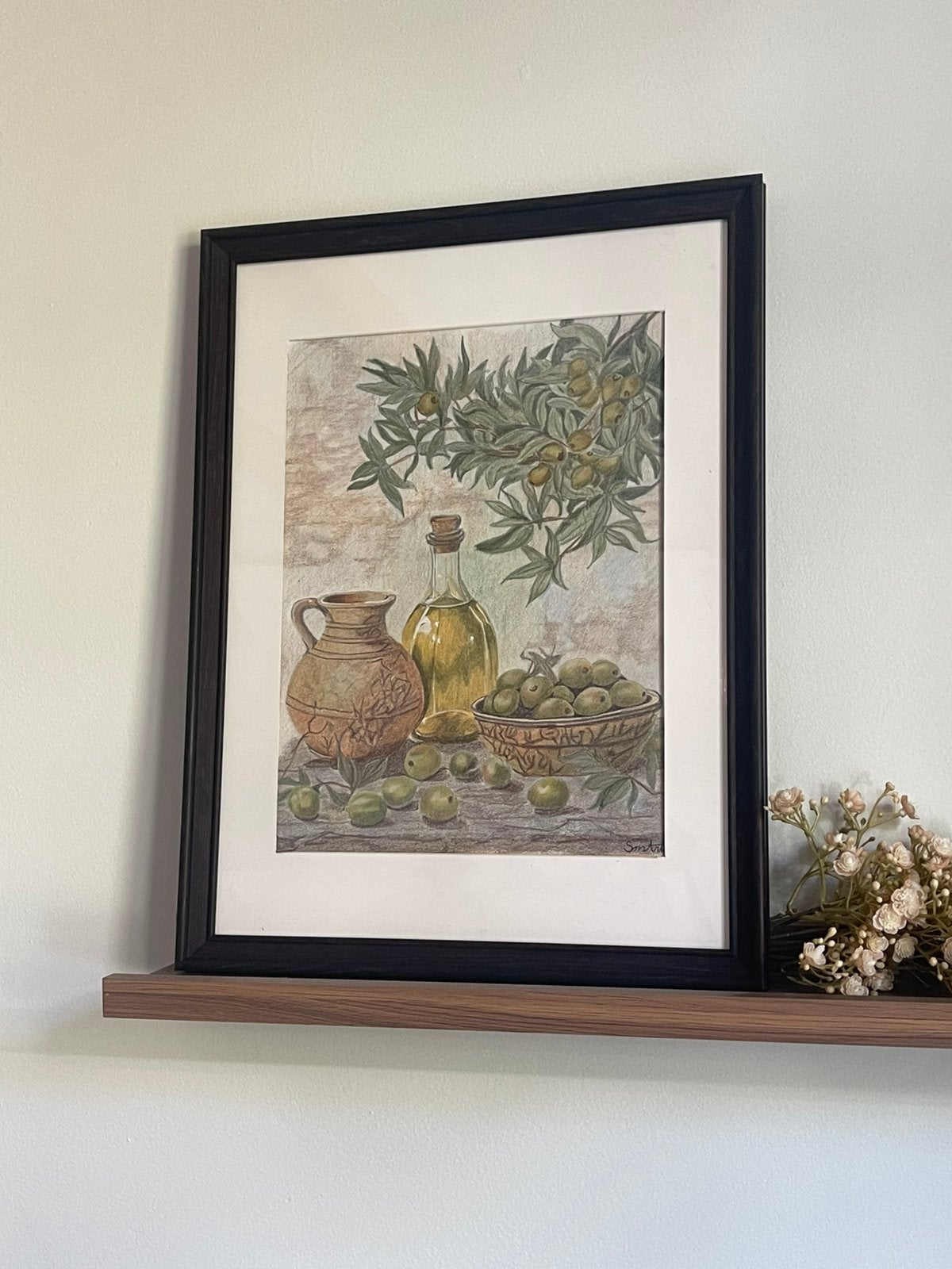 Stilleven tekening., Ophalen of Verzenden