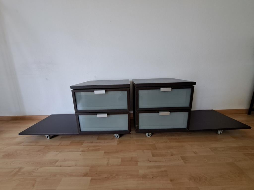 Nachtkastjes (set), Ophalen, Gebruikt, Minder dan 45 cm