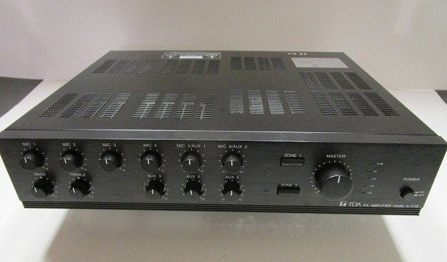 TOA A-1712 mixer versterker, Ophalen of Verzenden, Zo goed als nieuw, Audio