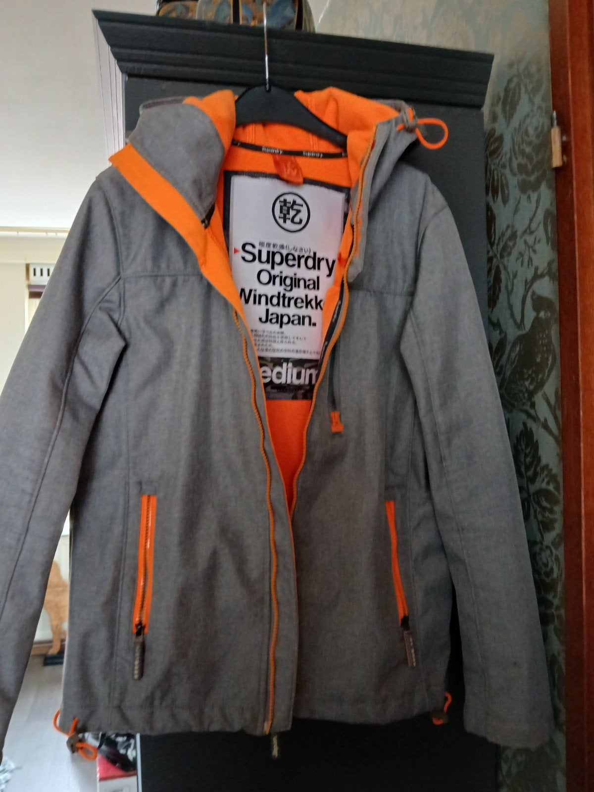 superdry jack, Maat 48/50 (M), Ophalen of Verzenden, Grijs, Gedragen