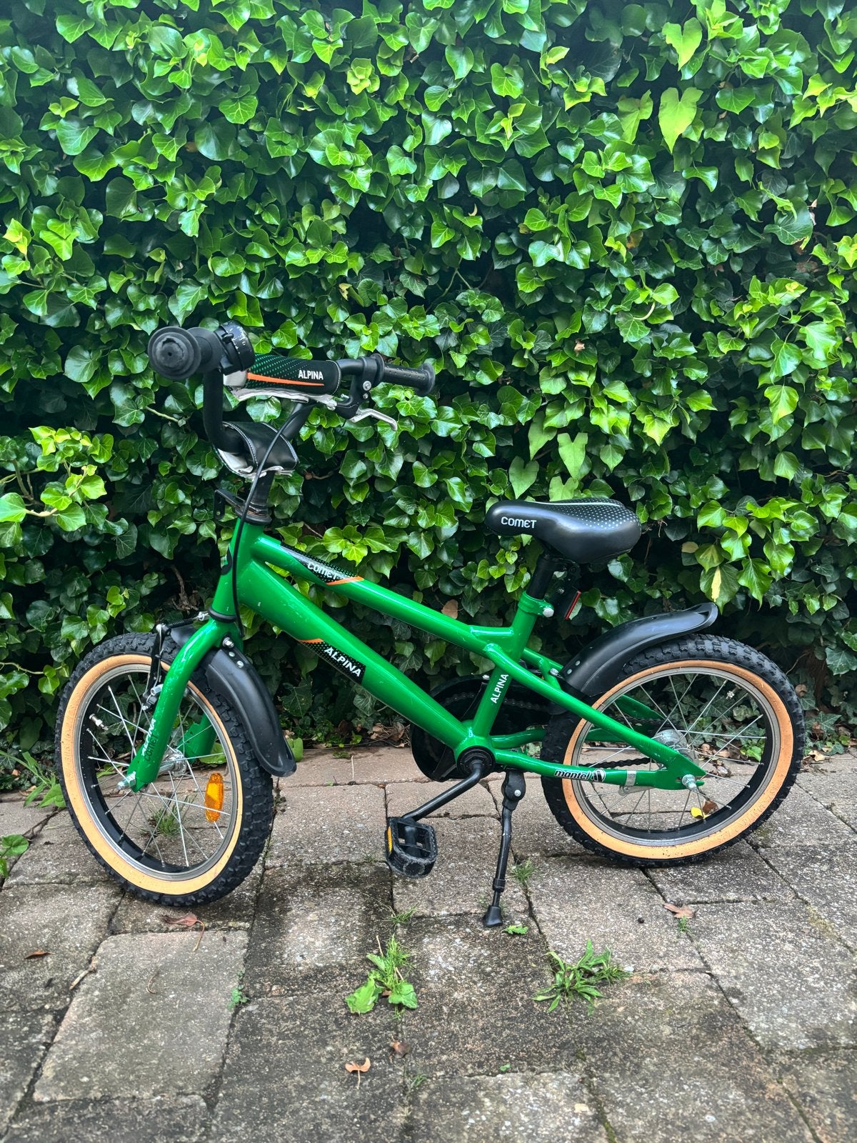 Alpina Comet Kinderfiets 16 inch - Groen, Ophalen, Gebruikt, Terugtraprem, 16 tot 20 inch