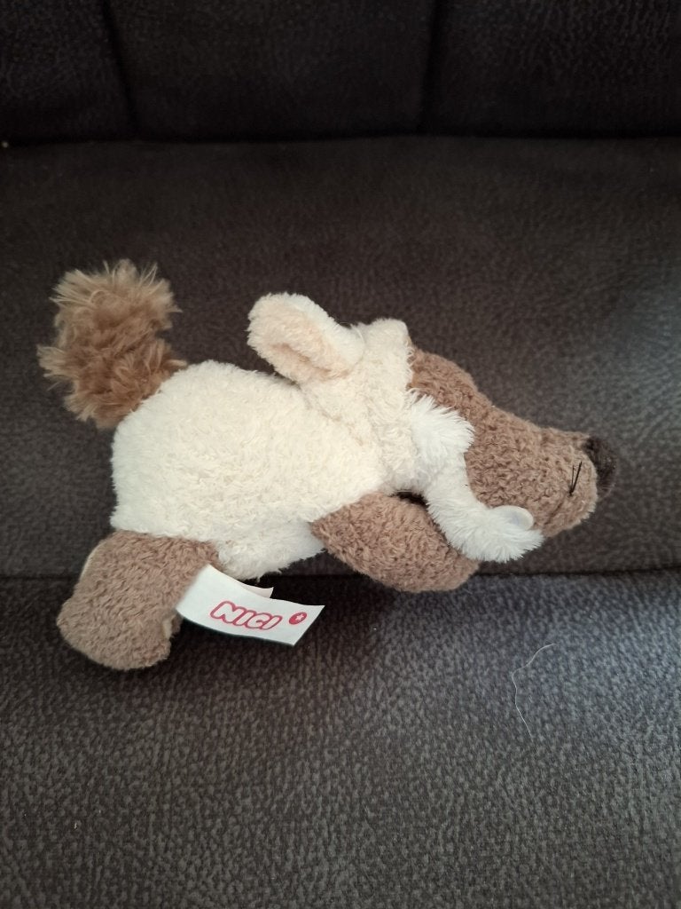 schattig knuffeltje wolf in schaapvachtje, NICI, Overige typen, Ophalen of Verzenden, Zo goed als nieuw