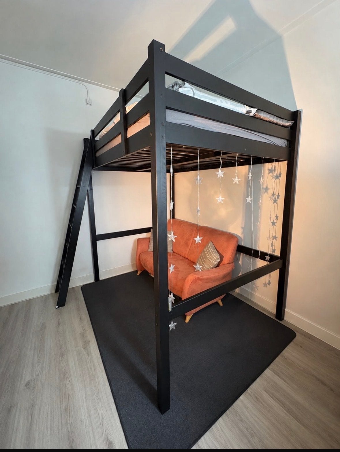 IKEA Stora Hoogslaper 140x200 - goede staat, Ophalen, Gebruikt, Hoogslaper, Tweepersoons