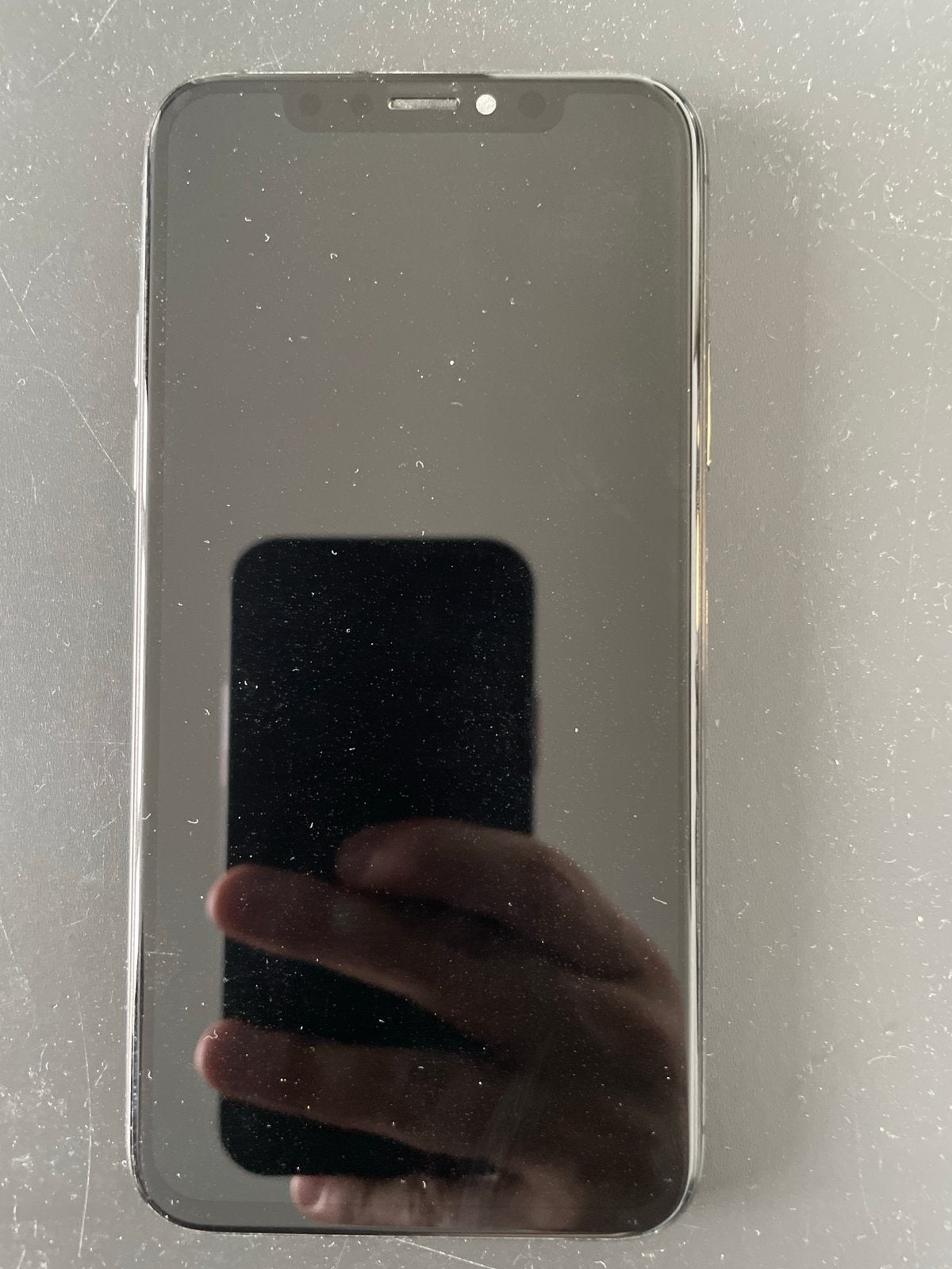 iPhone X 64GB Spacegrijs - Scherm werkt niet, Zo goed als nieuw, 64 GB, Zonder simlock, Grijs