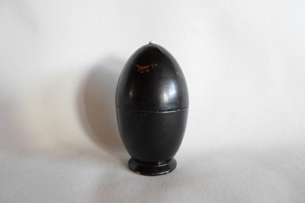 Kluwenhouder Lacquer Antiek, Overige typen, 12 cm, Handgemaakt, Zwart