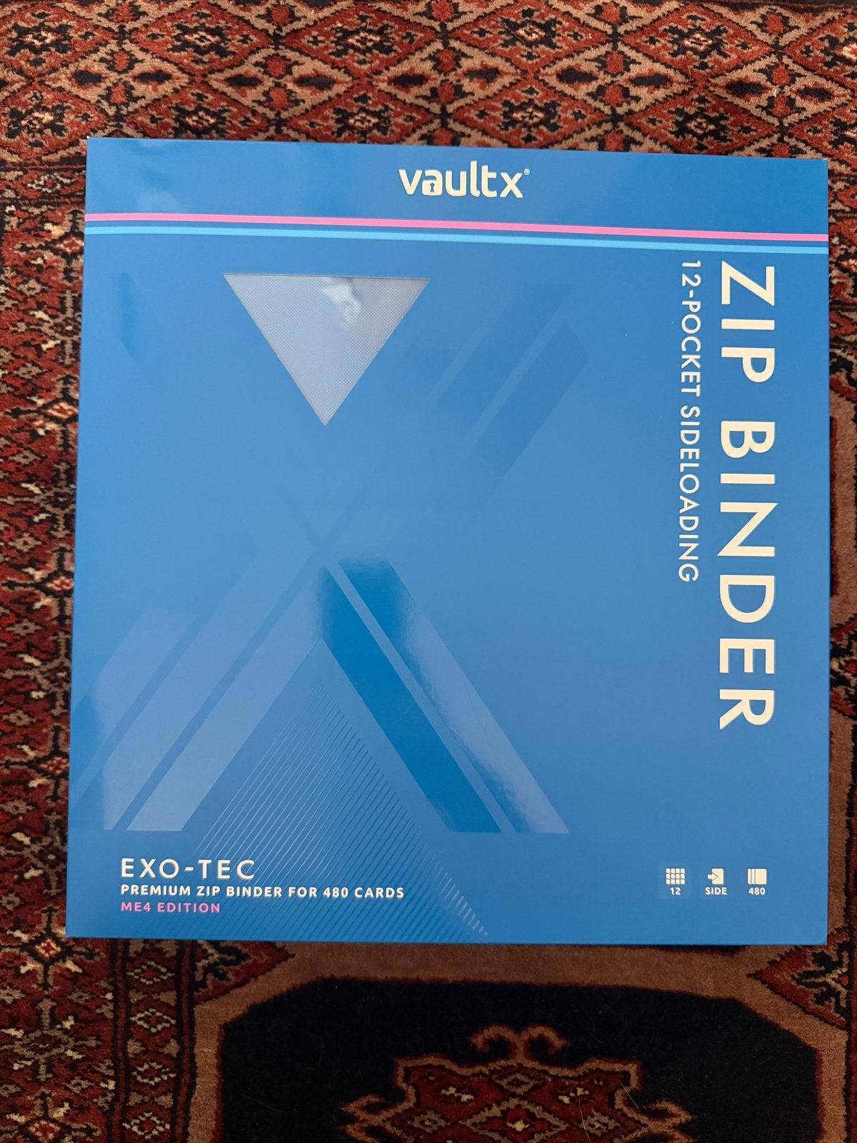 VaultX EXO-TEC 1st Edition Chaos Rising ME4 12 pocket Binder, Ophalen of Verzenden, Nieuw, Overige typen
