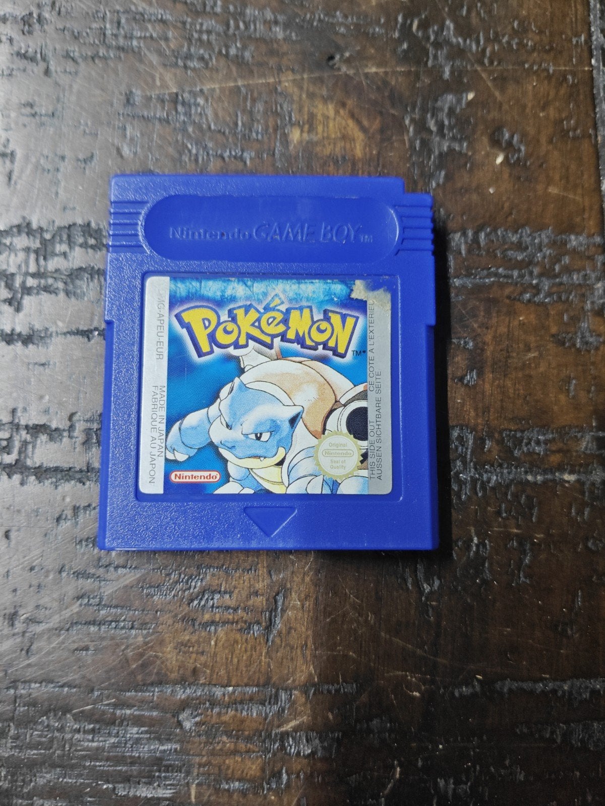 Pokémon Blue Gameboy Classic, Spelcomputers en Games, Nintendo, Gebruikt, Ophalen of Verzenden, Role Playing Game (Rpg)