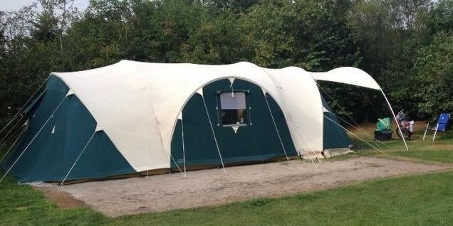 Te koop aangeboden  Hypercamp fashion gold 6 persoons tent, Ophalen, Gebruikt, Tot en met 6