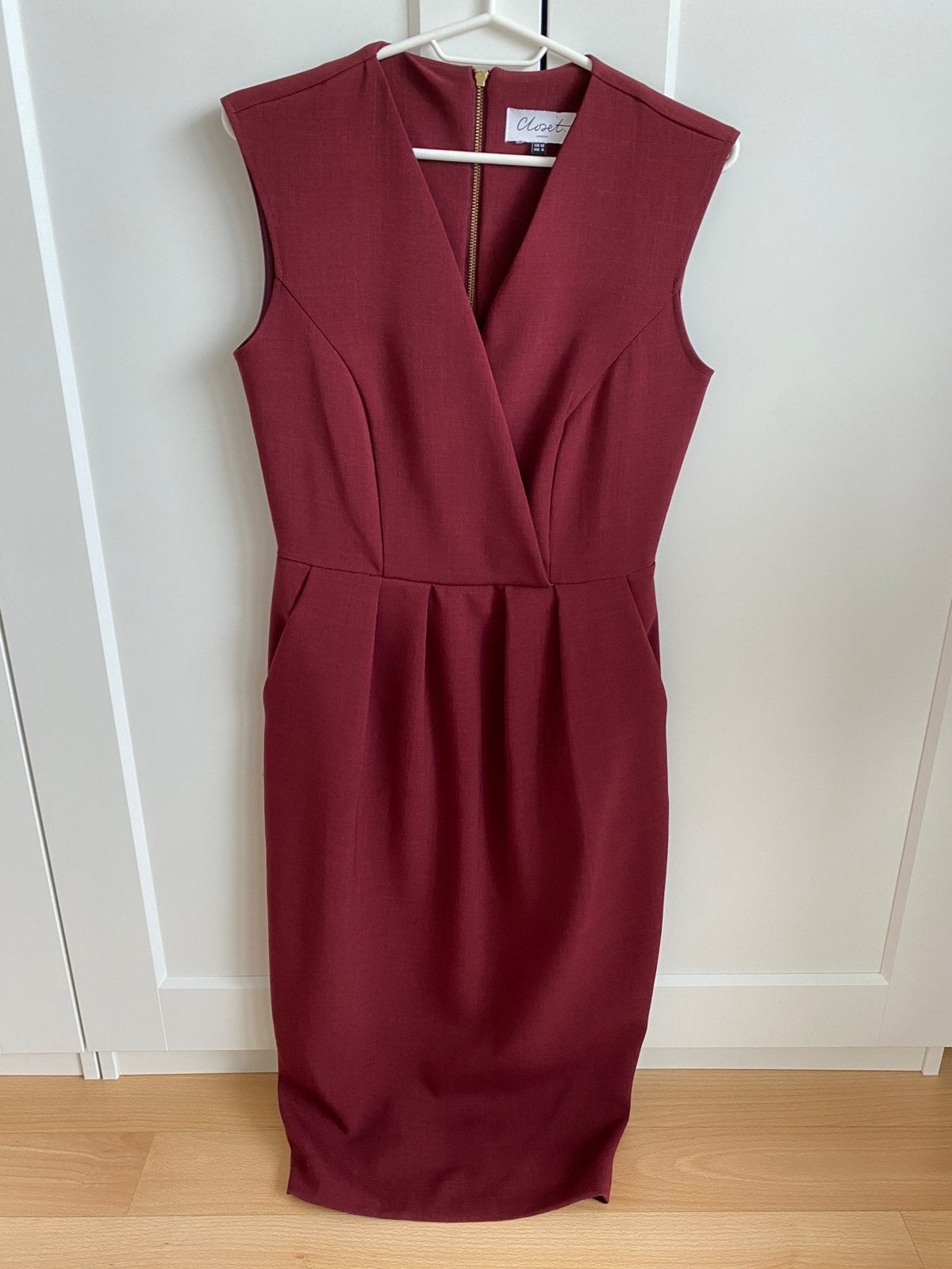 Bordeauxrode jurk van Closet maat 36, Kleding | Dames, Jurken, Nieuw, Ophalen of Verzenden, Maat 36 (S), Rood