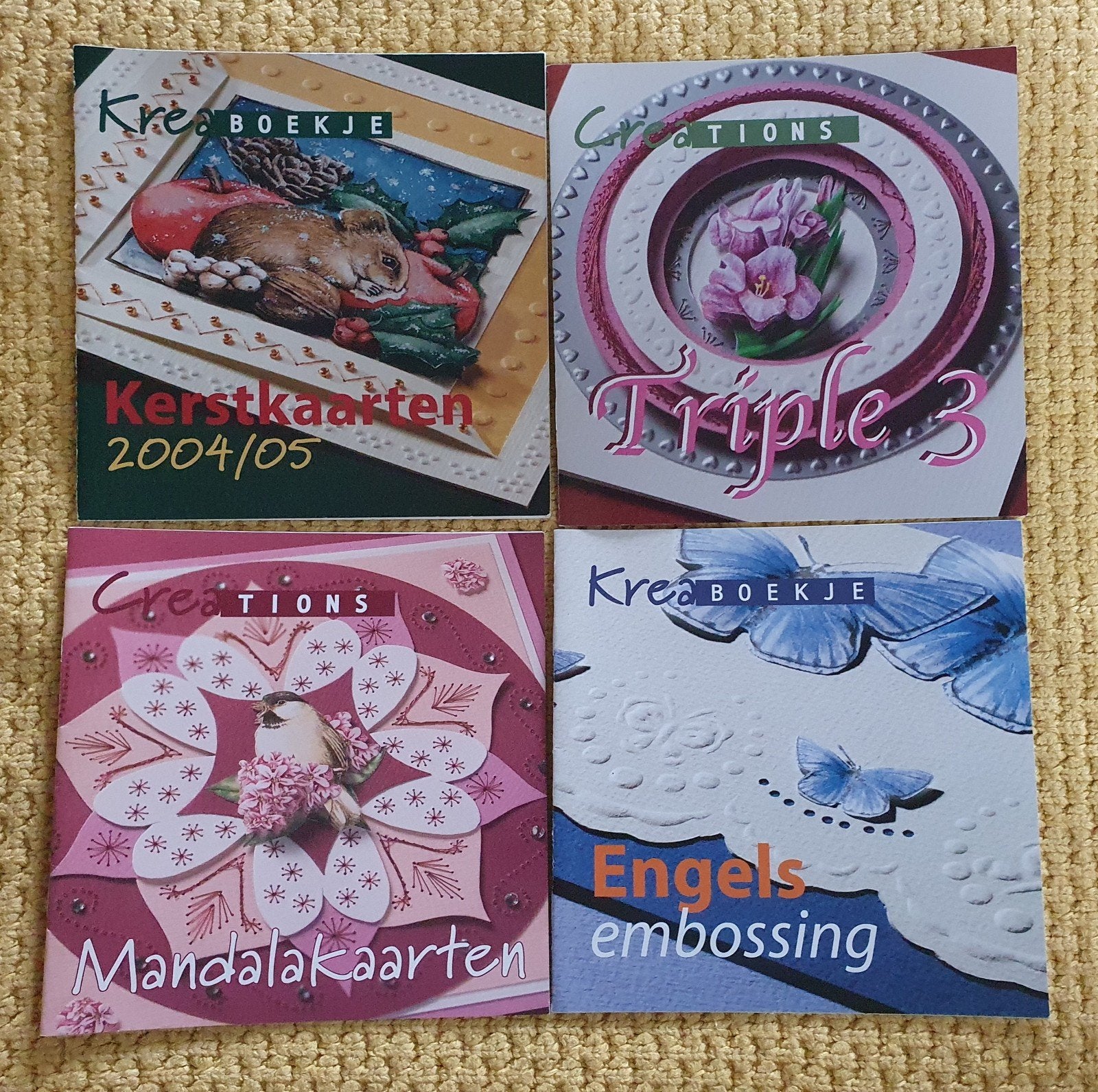 4 creations krea boekjes 2003 2004 2007 2008, Hobby en Vrije tijd, Verzenden, Album of Boek