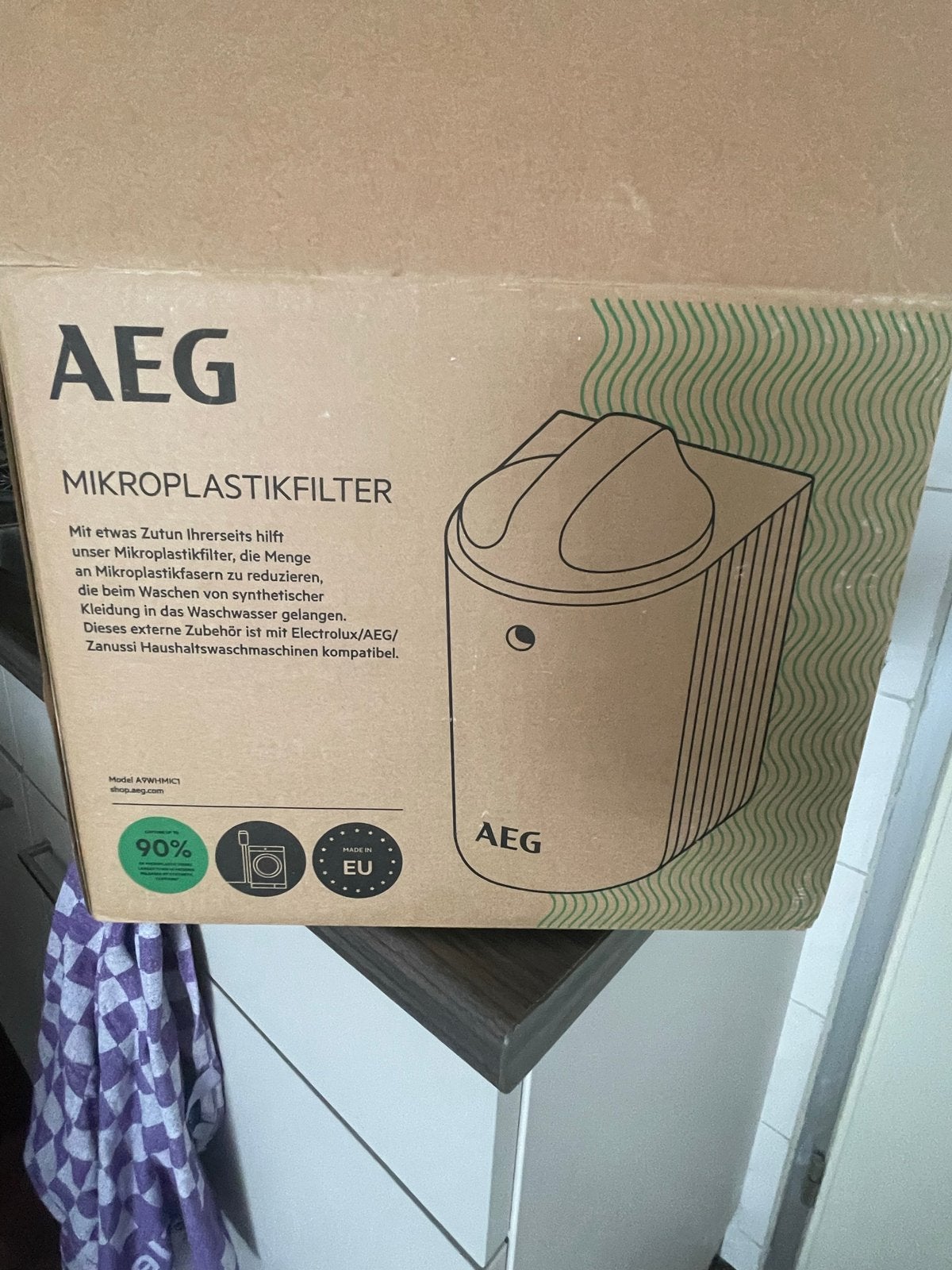 AEG Microplastic Filter voor Wasmachines-Nieuwe, Witgoed en Apparatuur, Ophalen, Nieuw