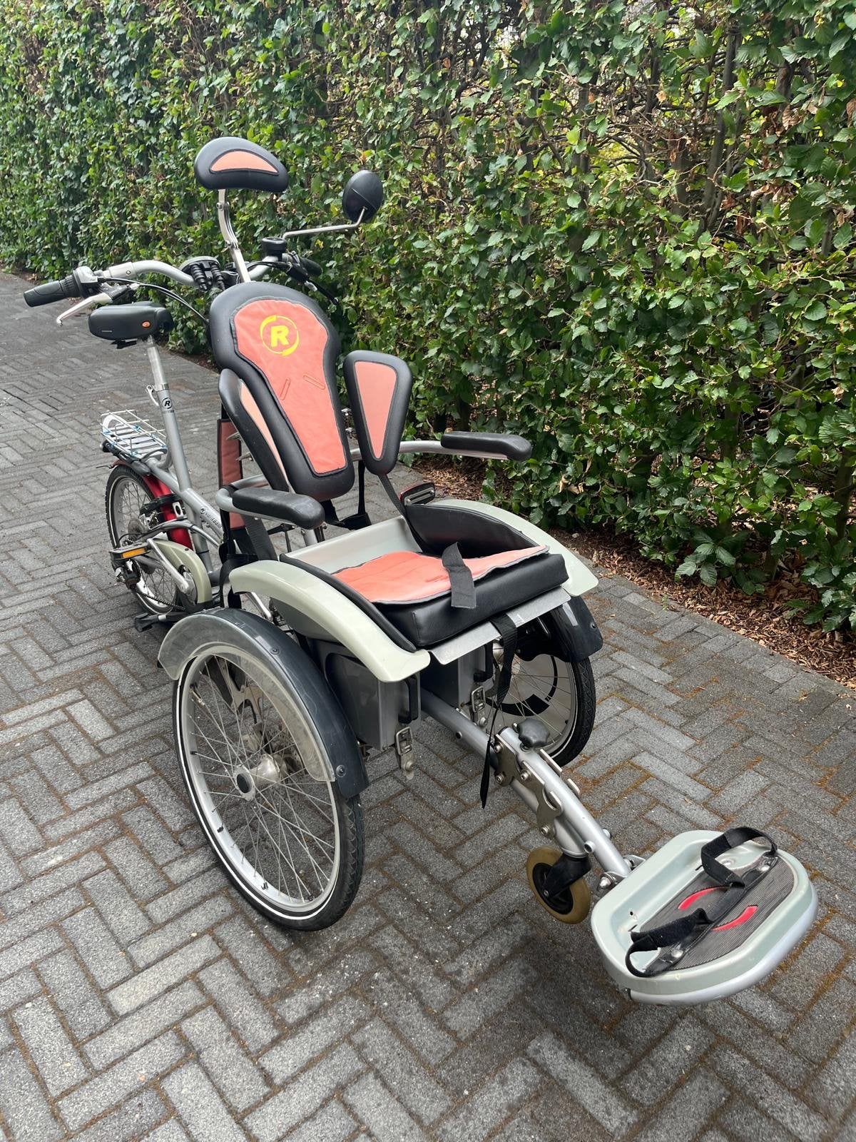 Van Raam O-Pair Rolstoelfiets Elektrisch, Ophalen, Gebruikt, Verstelbare zitting
