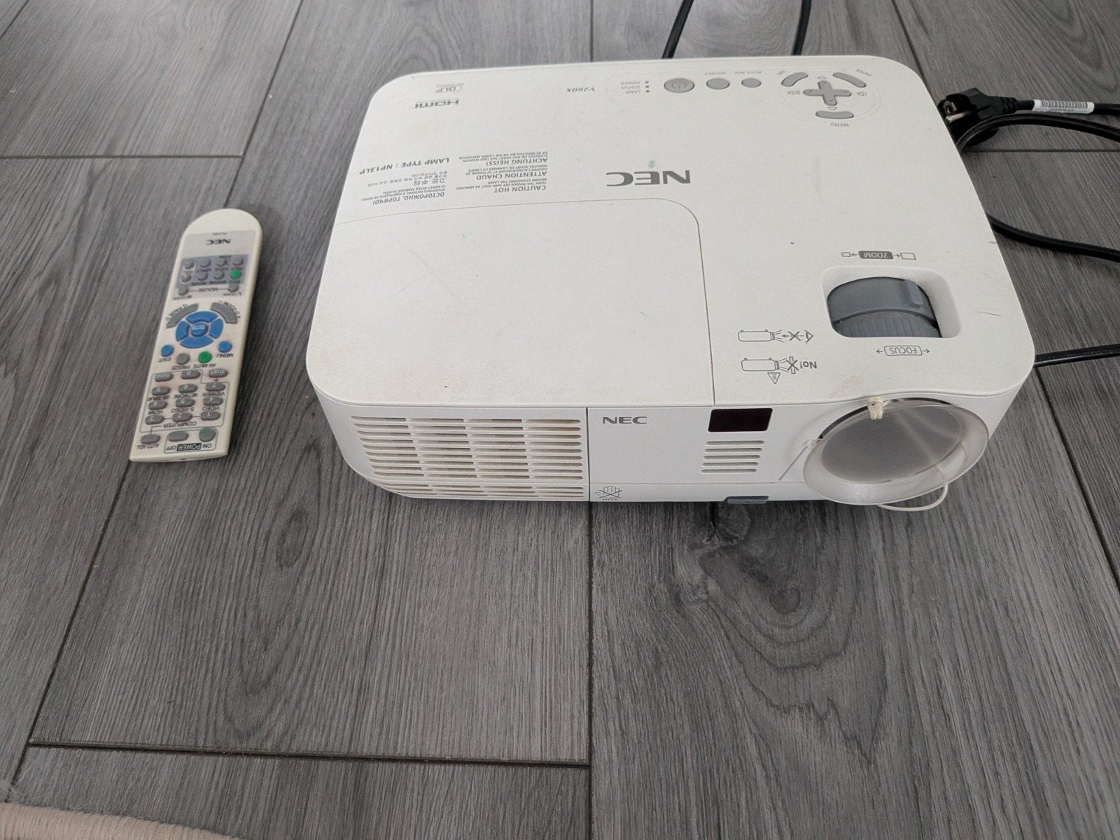 NEC NP-V260X DLP Projector - met afstandsbedienin, Gebruikt, DLP, Overige resoluties, NEC