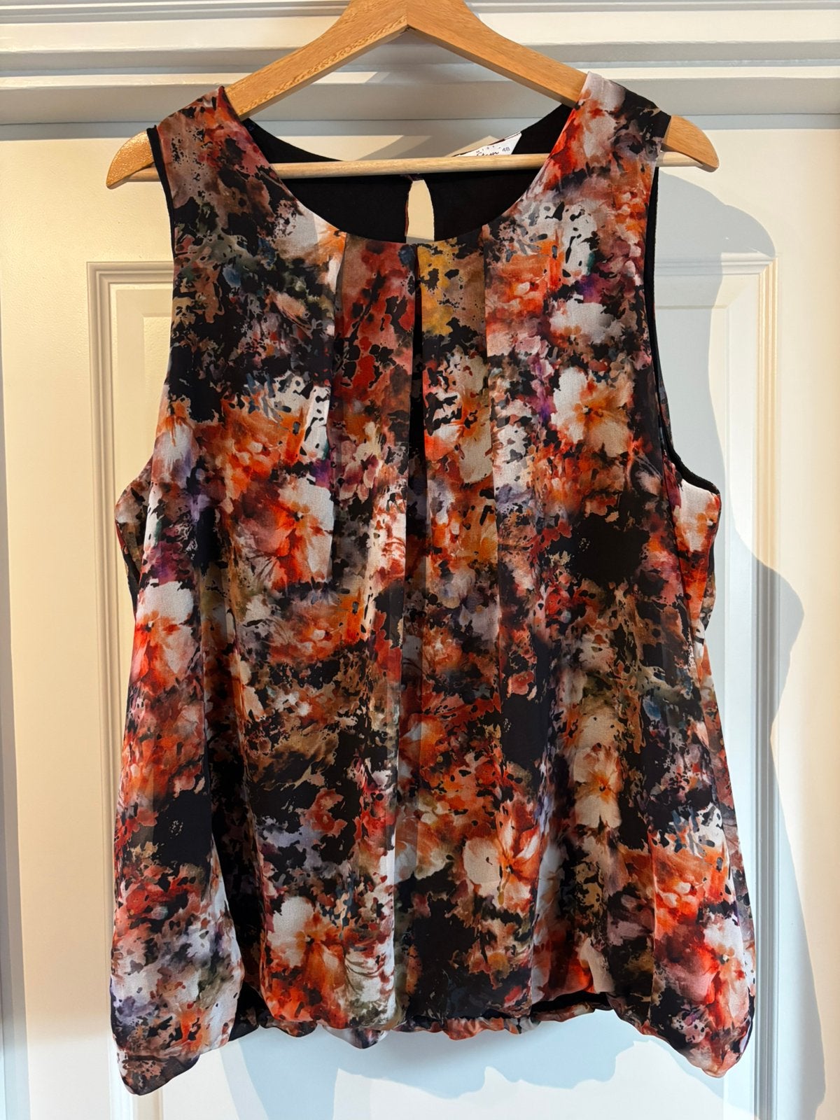 > Prachtige top, Miss Etam!, Maat 46/48 (XL) of groter, Oranje, Ophalen of Verzenden, Zo goed als nieuw