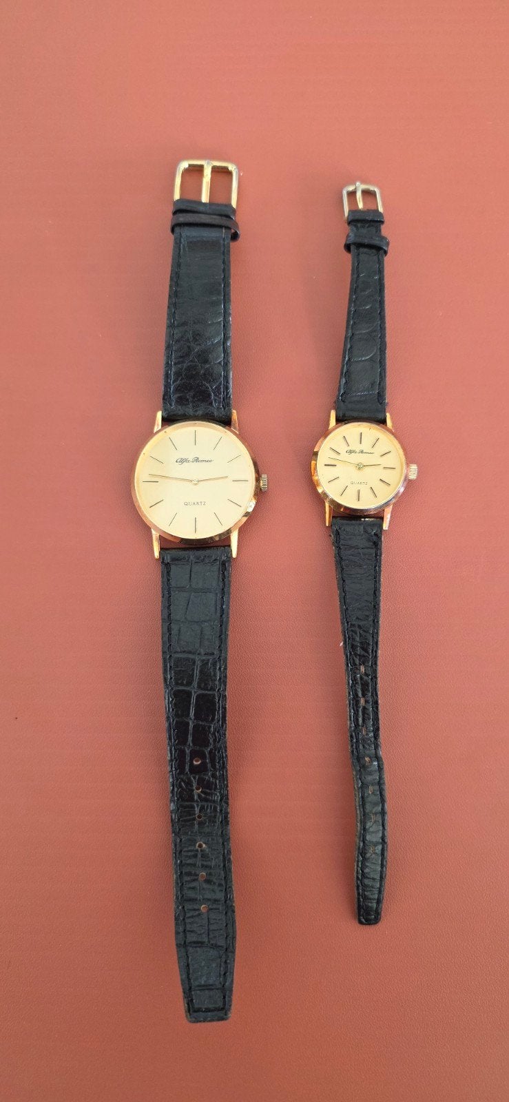 2 Vintage Alfa Romeo horloges jaren '80 - Prima staat, Ophalen of Verzenden