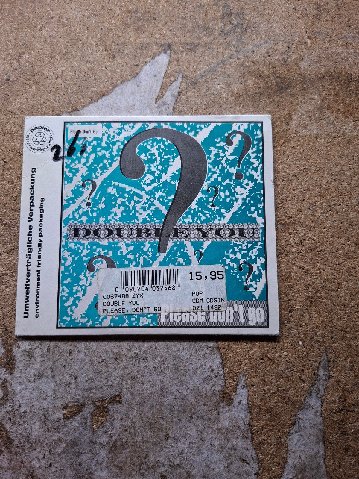 Double You - Please Don't Go, Gebruikt, Pop, Ophalen of Verzenden, Single
