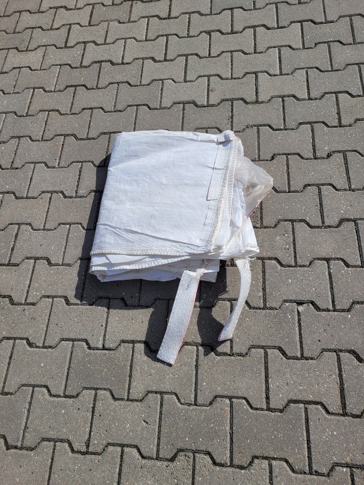 2 x Grote witte big bag voor diverse materialen, Tuin en Terras, Ophalen of Verzenden