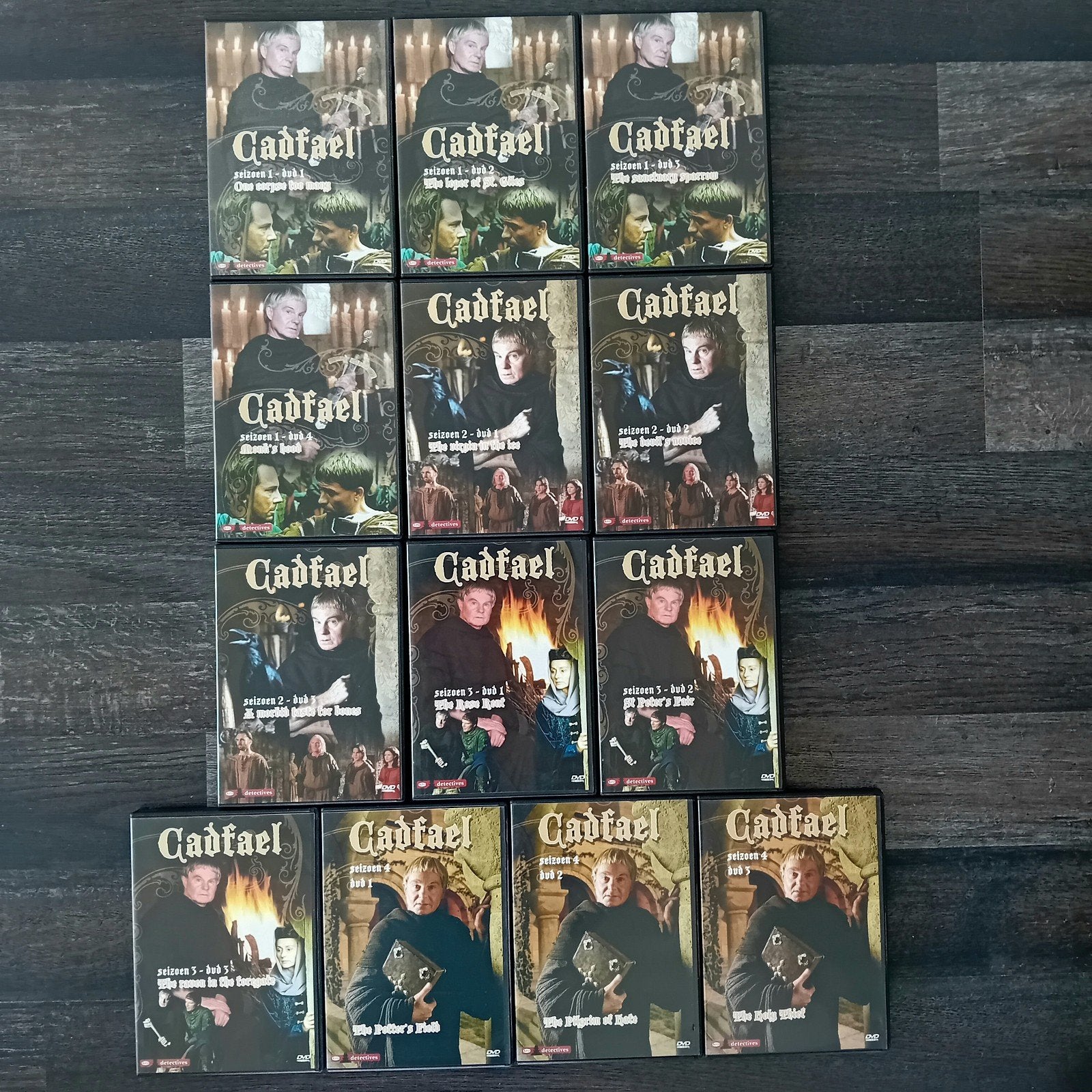 Cadfael Seizoen 1 t/m 4 DVD Boxset - Complete Serie, Vanaf 12 jaar, Ophalen of Verzenden, Gebruikt, Detective en Krimi