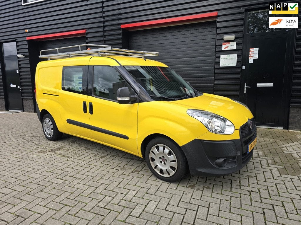 Fiat Doblò Cargo 1.4 T-Jet Natural Power SX Maxi | SCHUIFDE, Auto's, Bestelauto's, Euro 5, Gebruikt, 4 cilinders, CNG (Aardgas)
