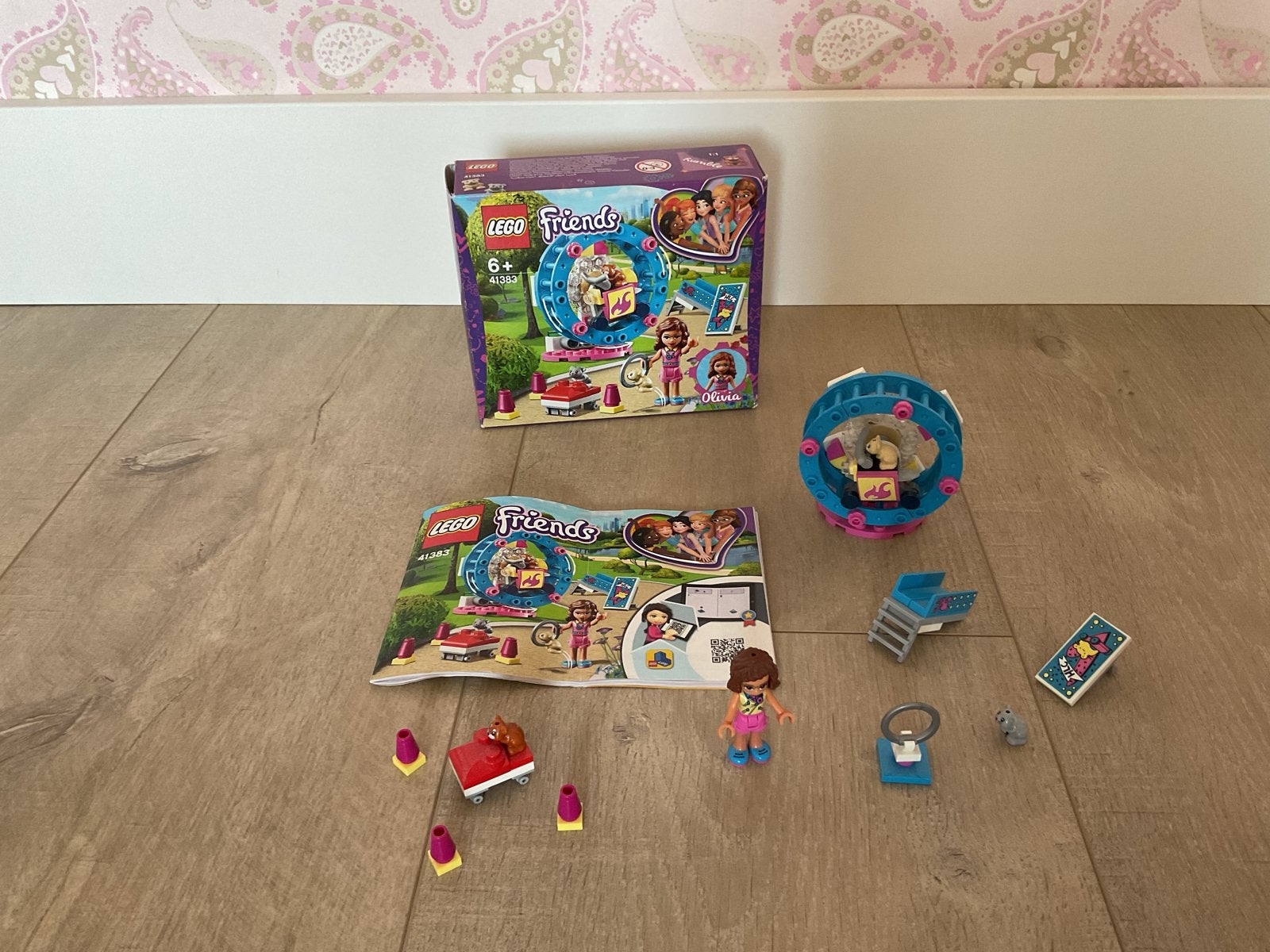Lego Friends Olivia's Hamster Speeltuin 41383.Nieuwstaat, Lego, Friends, Ophalen of Verzenden, Zo goed als nieuw