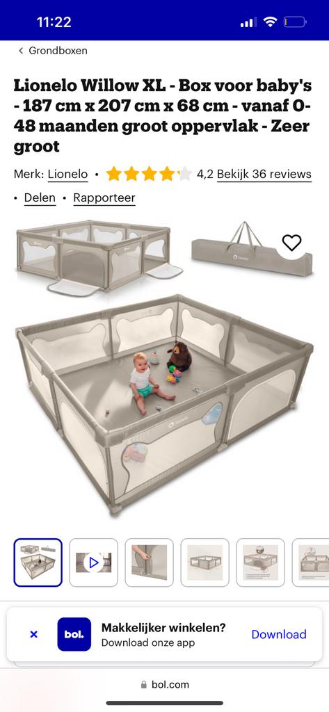 Baby box, Ophalen of Verzenden, Zo goed als nieuw