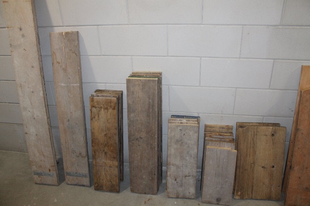 Steigerhout, Ophalen, Gebruikt, 25 tot 50 mm, Plank