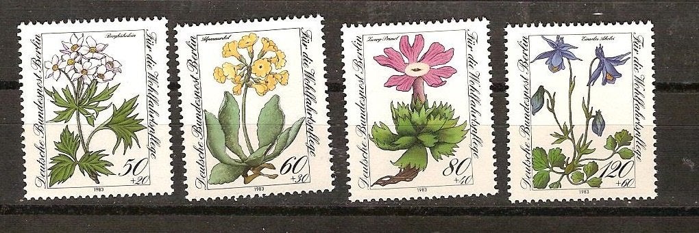 Berlin 703-706 postfris, Ophalen of Verzenden, BRD, Postfris