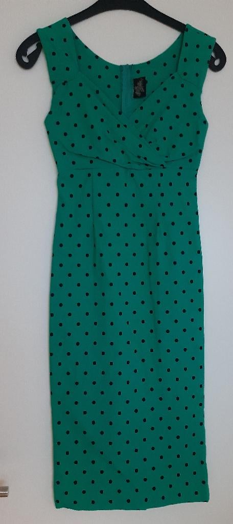 Jurk jaren 50, Kleding | Dames, Ophalen, Zo goed als nieuw, Maat 34 (XS) of kleiner, Boven de knie