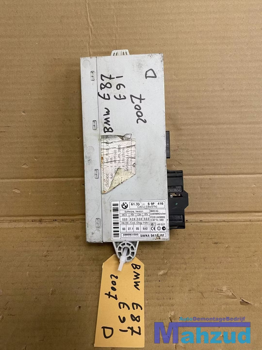BMW E87 E90 E91 BCM sam module 6981416 61356981416, Petuelring 130
80788  Munich, DE, Gebruikt, Info@bmw.de, Ophalen of Verzenden