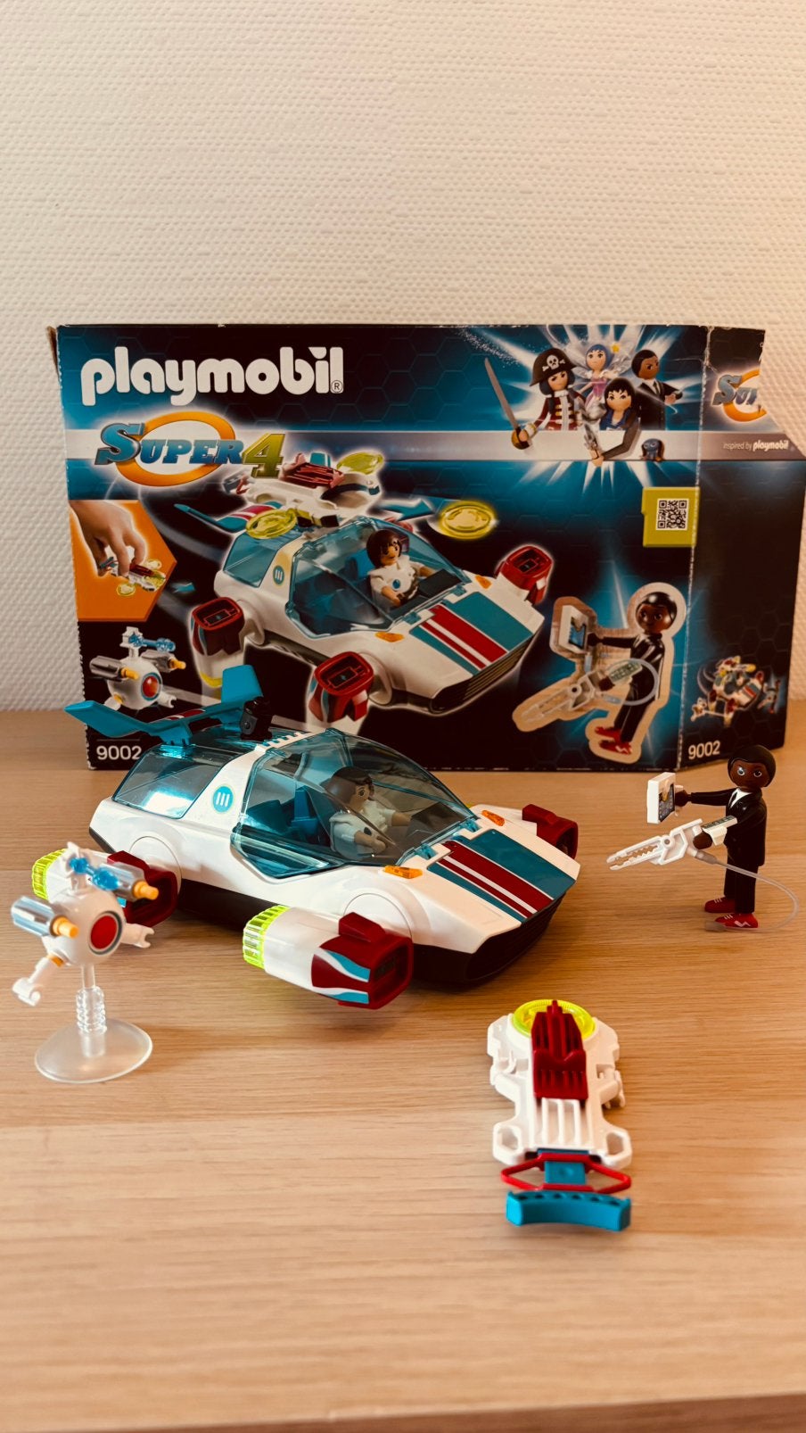 Playmobil Super 4 FulguriX met Gene (9002), Ophalen, Gebruikt
